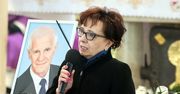 Na pogrzebie męża nie kryła łez. Wygłosiła przemówienie
