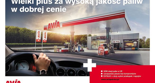 Sieć stacji Avia z kampanią „Wielki plus za wysoką jakość paliw w dobrej cenie”