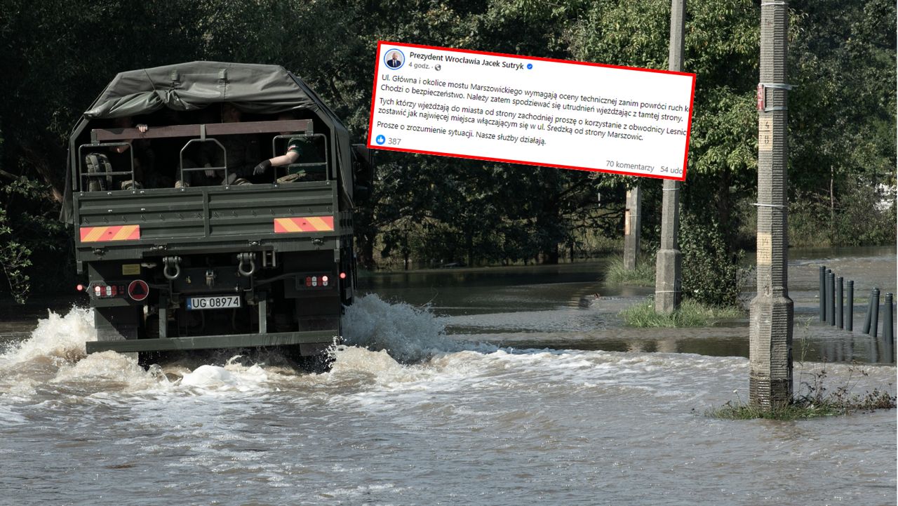 "To jest paraliż". Mieszkańcy Wrocławia wściekli. Prezydent tłumaczy 