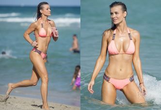 Joanna Krupa na plaży w Miami w ostatni dzień 2016 roku (ZDJĘCIA)