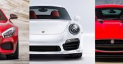 Jaguar F-Type R vs Mercedes-AMG GT S vs Porsche 911 Turbo S - fotoporównanie stylowych i mocnych coupé