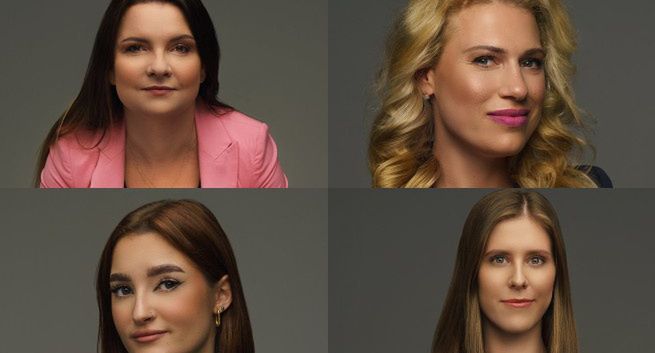 Ewelina Pawłowska, Sylwia Wilkanowicz, Karolina Augustynowicz i Maria Tomczyńska w LoveBrands Group