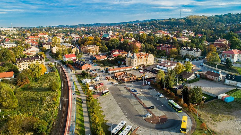 Budowa dworca w Wieliczce (fot.: UMiG Wieliczka)