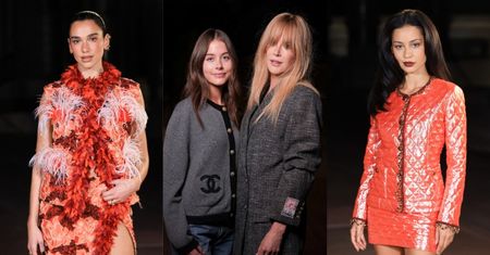 Gwiazdy błyszczą na pokazie Chanel: Nicole Kidman z 15-letnią córką, Dua Lipa w piórach, odmieniona Alexa Demie (ZDJĘCIA)