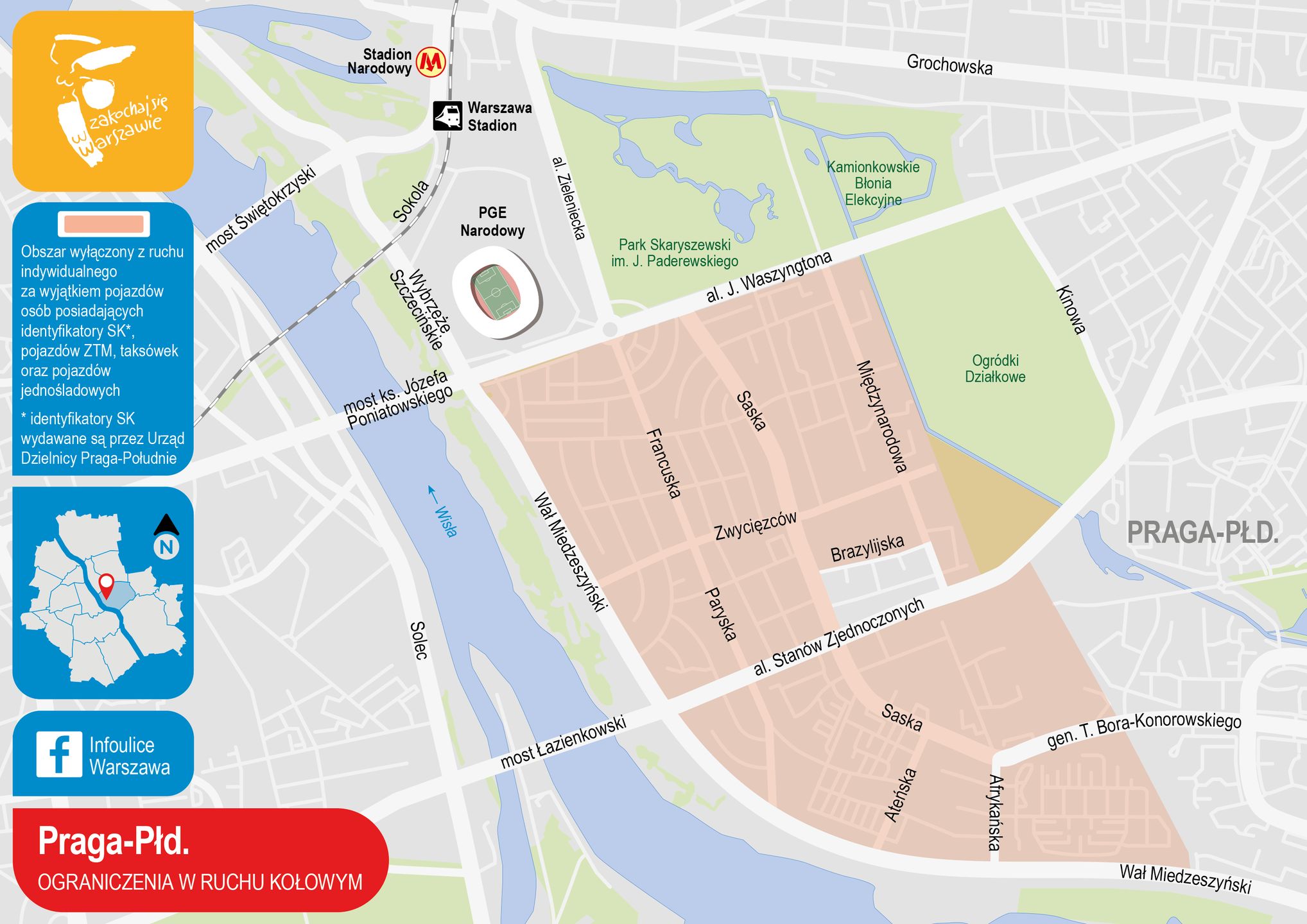 Warszawa. Ograniczenia w ruchu