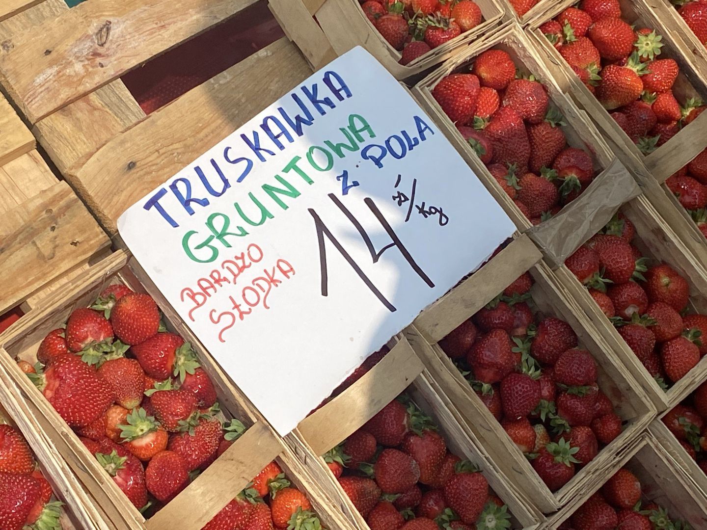 Warzywa i owoce na bazarach w Kielcach