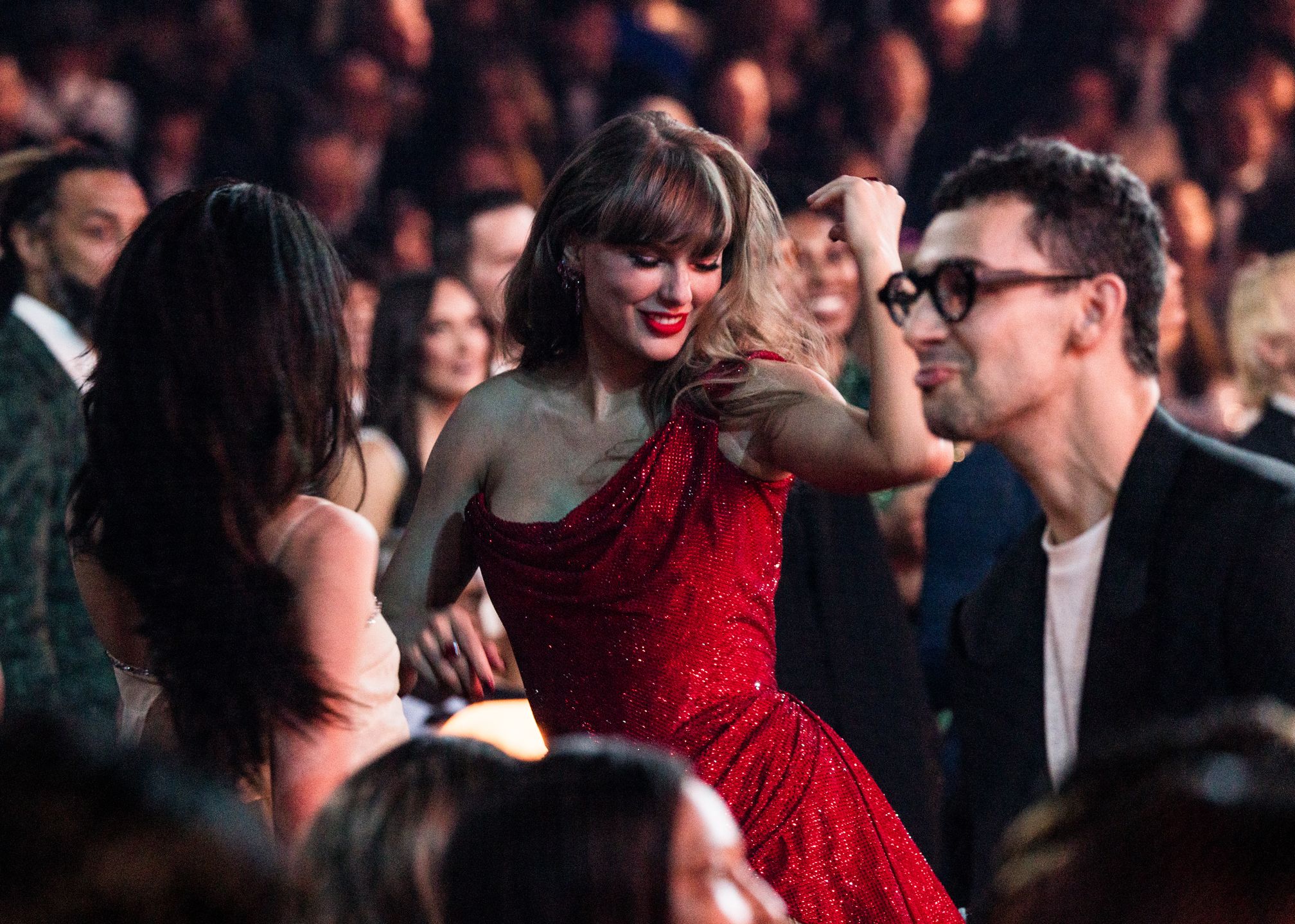 Grammy 2025. Tak bawiła się Taylor Swift
