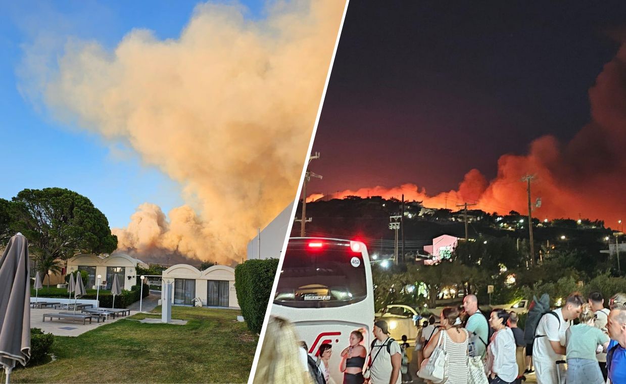 "Mamy tylko to, co na sobie". Polak o ewakuacji na Krecie