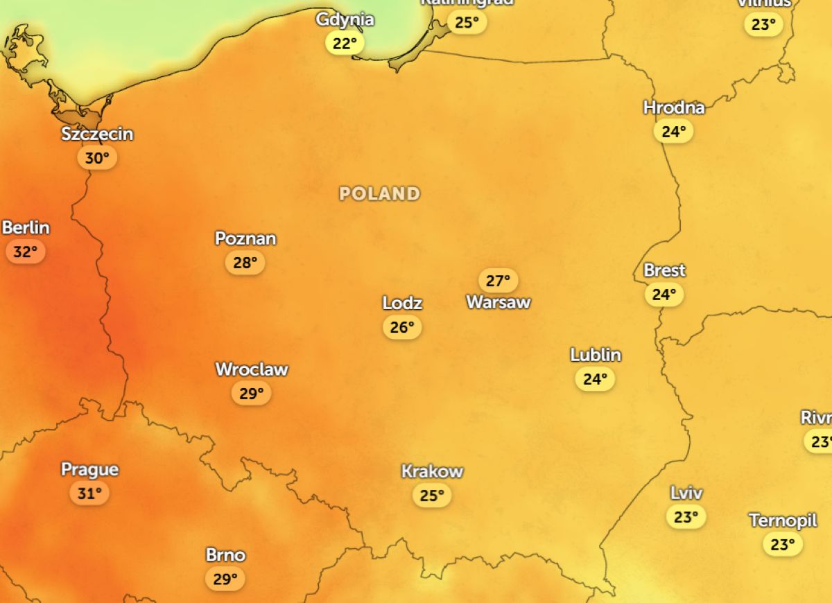 Najpierw upał, potem to. Wskazali, co czeka nas w niedzielę