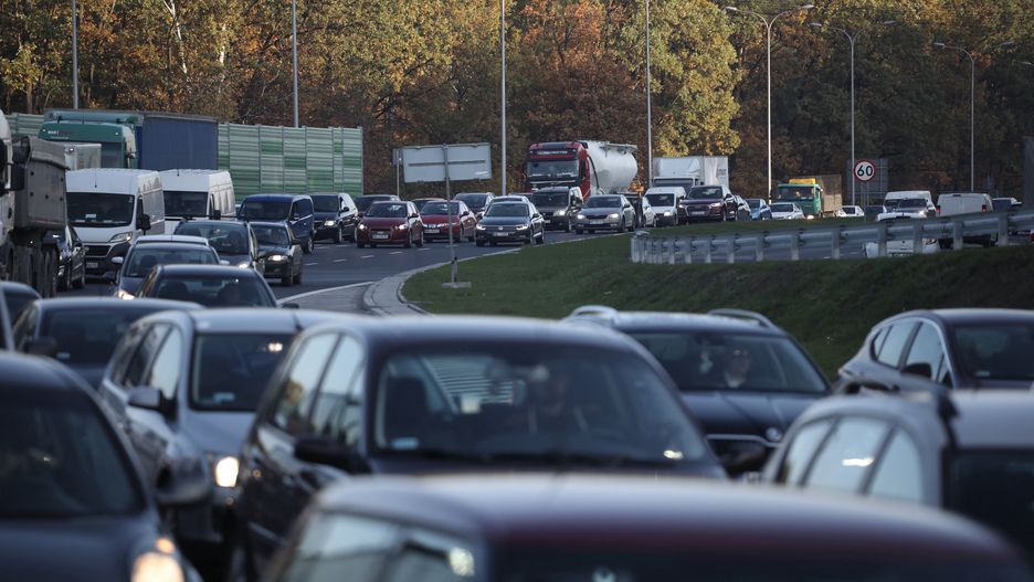 Warszawa. Wypadek na Trasie Siekierkowskiej 