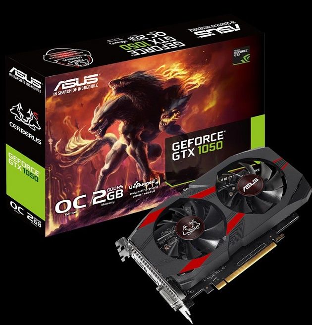 Asus GTX 1050 Cerberus 2 GB