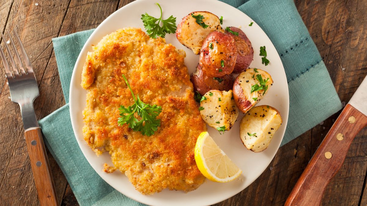 Kotlet schabowy z chrupiącą panierką