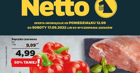 Netto najnowsza gazetka od poniedziałku 12 września. Netto gazetka 12.09-17.09
