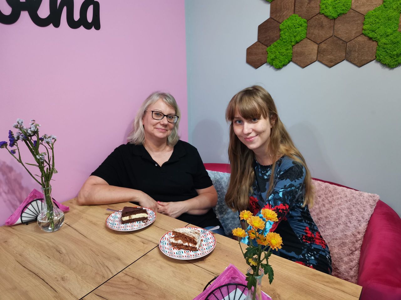 Iwona Watrak z córką Sarą