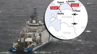 Uszkodzenia kabla między Finlandią a Estonią. Zatrzymano podejrzany statek