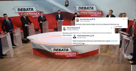 "Tracą nieobecni". Komentarze po prezydenckiej debacie
