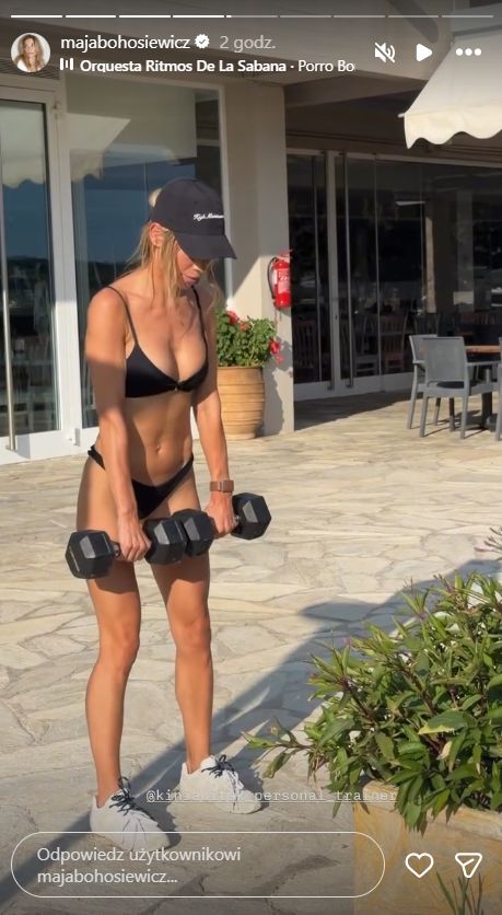 Maja Bohosiewicz  ciężko trenuje