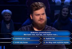 "Milionerzy". Hubert Urbański dał złotą radę. Zawodnik będzie grał o ćwierć miliona
