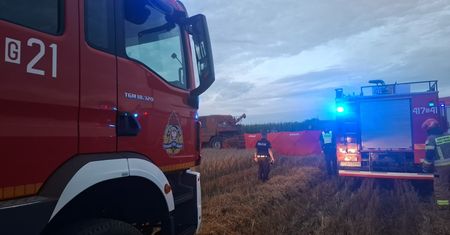 Tragedia na polu. Nie żyje 29-latek
