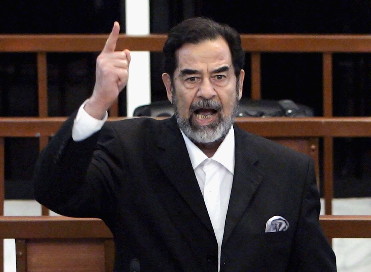 Saddam Husajn - dyktatorski prezydent Iraku w latach 1979-2003
