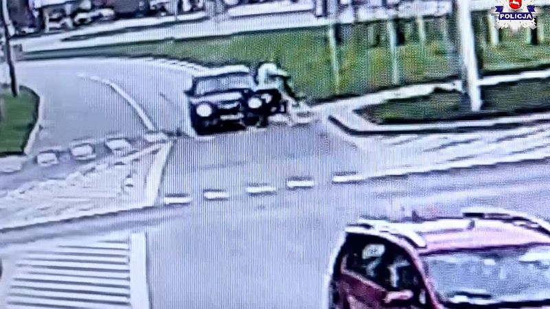 Potrącił rowerzystę i uciekł z miejsca wypadku w Świdniku