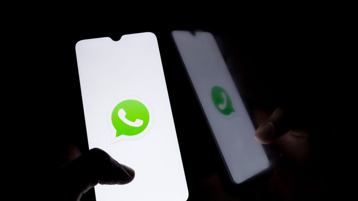 The WhatsApp logo displays on a smartphone screen in Athens, Greece, on September 12, 2024. (Photo by Nikolas Kokovlis/NurPhoto via Getty Images)