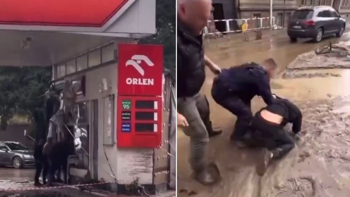 Kłodzko: Szabrownicy kradli z zalanego Orlenu