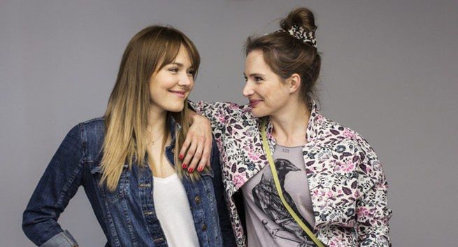 Magdalena Lamparska i Anna Dereszowska w komedii "Porady na zdrady"