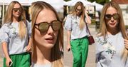 #TRENDY: Natalia Klimas w haftowanej bluzce
