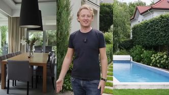 Rafał Olbrychski stworzył zachwycający azyl w Wilanowie: basen z pompą ciepła, studio nagraniowe, obficie zazieleniony ogród... (ZDJĘCIA)