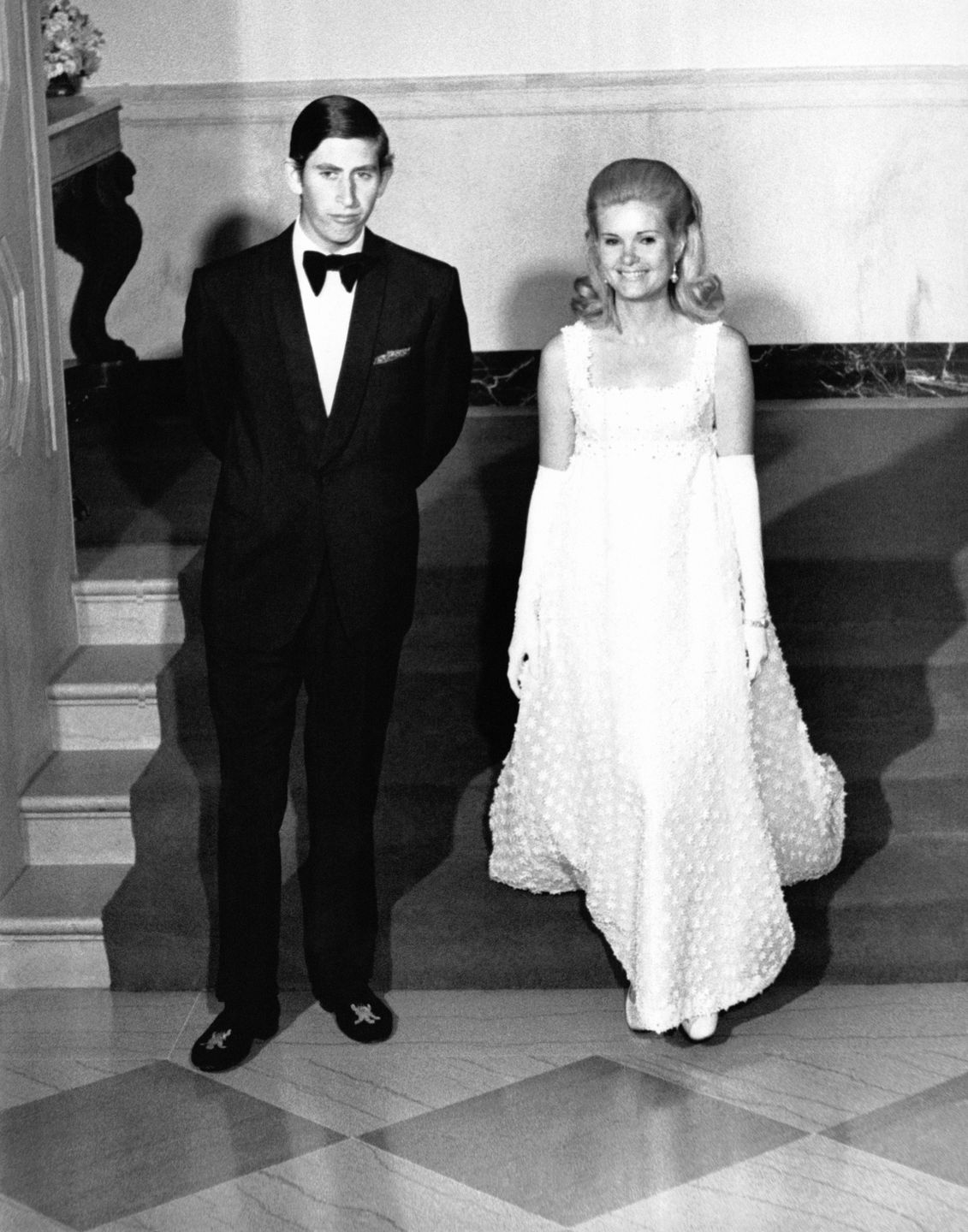 Książę Karol i Tricia Nixon
