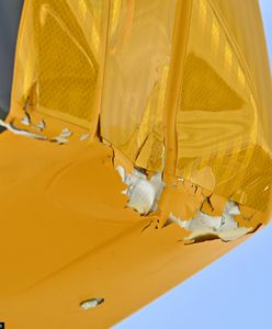 Wytrzymywał zaledwie 11 dni. Fotoradar ponownie zdewastowany