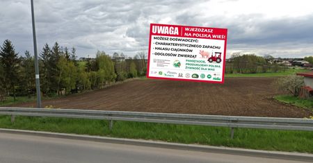 Rolnicy mają już dość. Stanęły tabliczki. "Tak czar prysł"