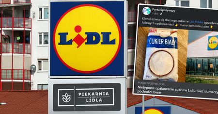 Nietypowe opakowanie cukru w Lidlu. Sieć wyjaśnia