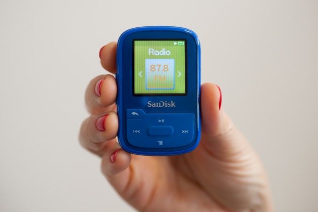 SanDisk Clip Sport Plus interfejs