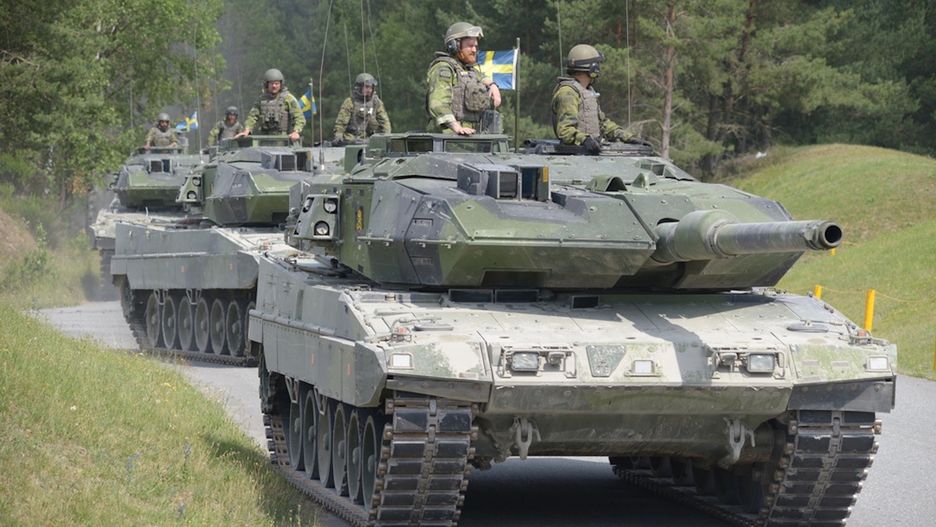 Szwedzkie czołgi Strv 122 - zdjęcie ilustracyjne