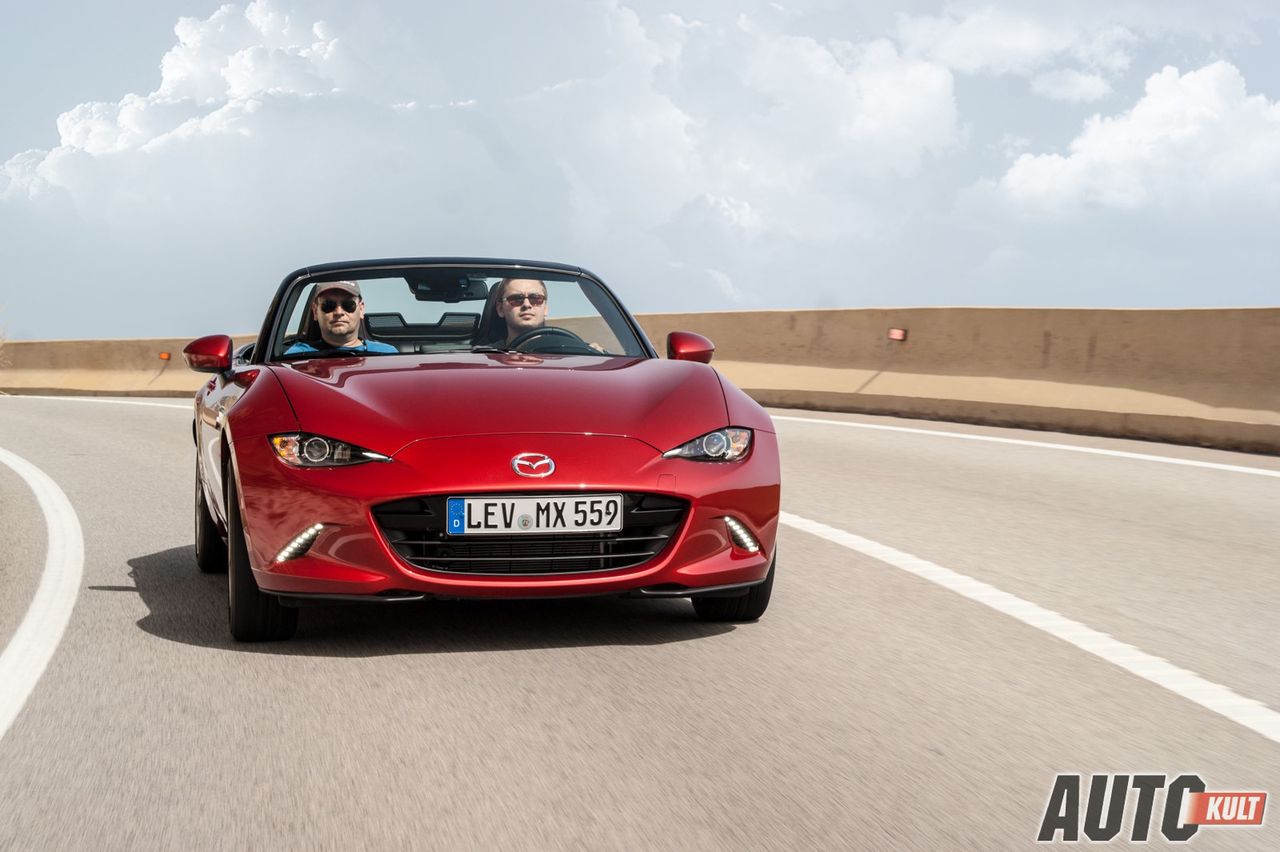 Nowa Mazda MX-5 ND (2015) 2.0 Sky-G - test, opinia, spalanie, cena