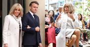 72-letnia Brigitte Macron eksponuje nogi podczas spotkania z pierwszą parą Brazylii