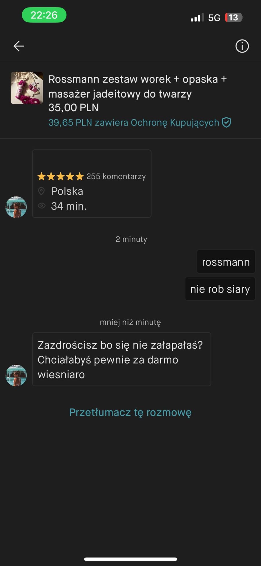 Atmosfera na Vinted jest napięta