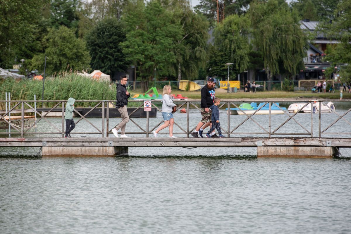 Jezioro Białe w Okunince koło Włodawy; zdj. archiwalne
