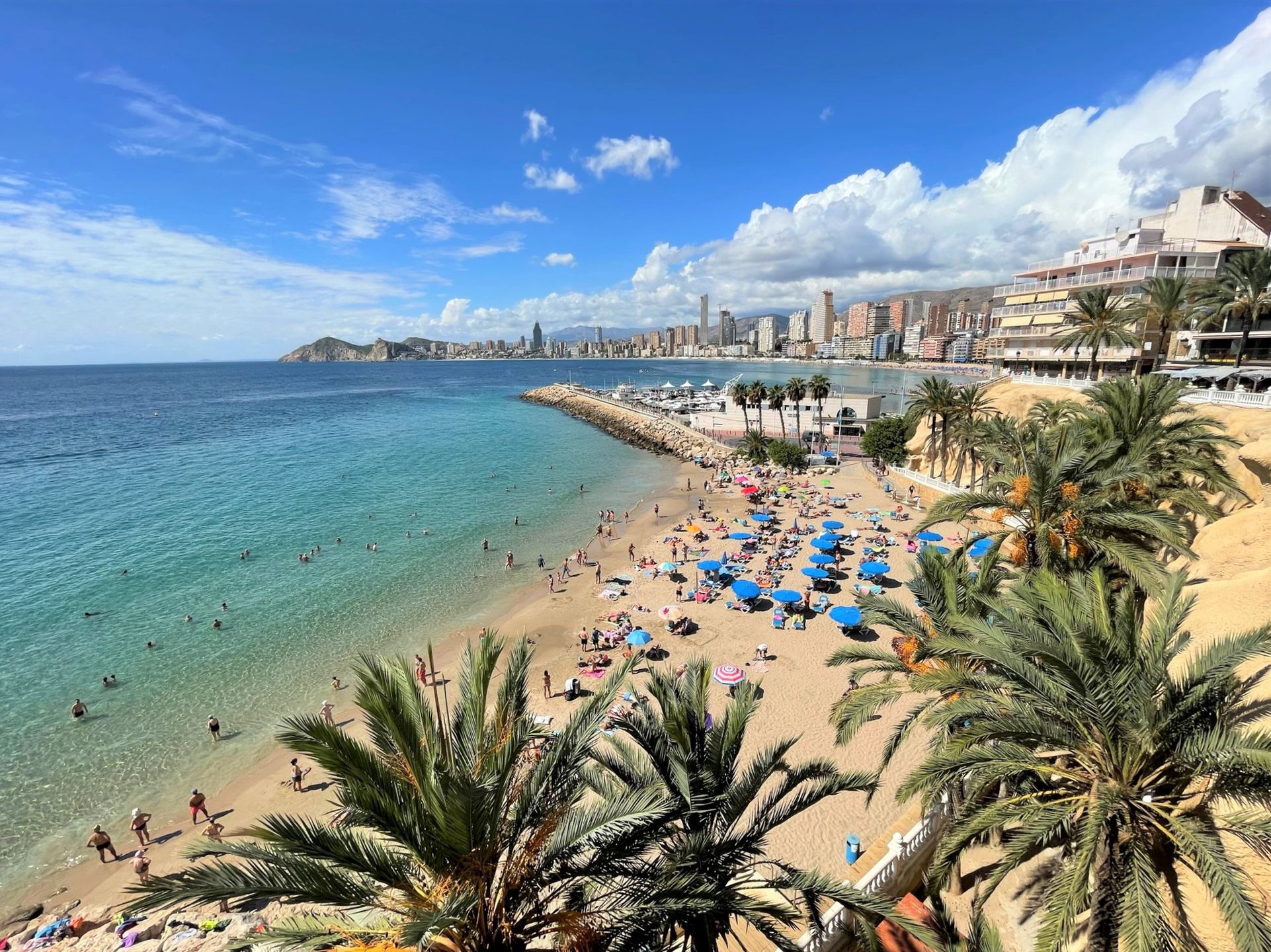 Playa de Mal Pas w Benidorm 