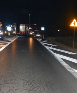 Wypadek w Skołoszowie. Potrącony leżał na drodze. Policjanci nie zareagowali