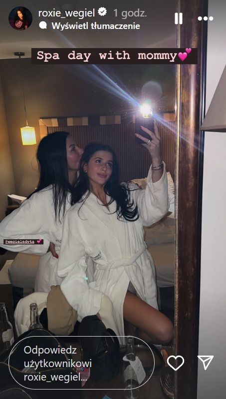 Roksana Węgiel z mamą wybrały się do SPA.