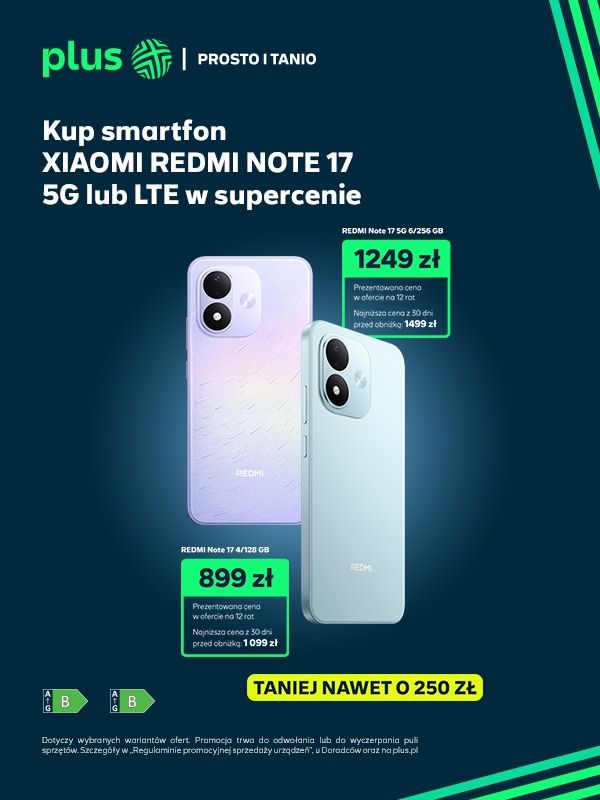 Premierowa seria Xiaomi REDMI Note 17 wraz z upominkami