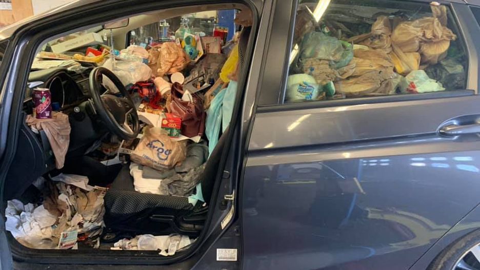 Najbardziej zaśmiecone auto świata