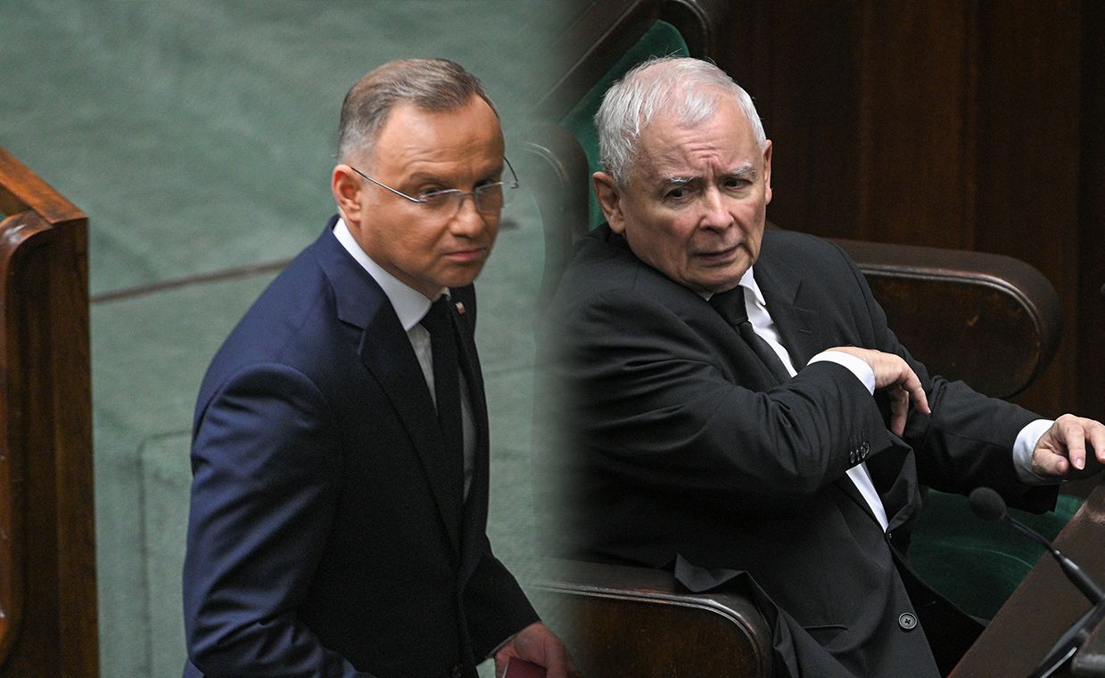 Andrzej Duda i Jarosław Kaczyński nie pałają do siebie sympatią