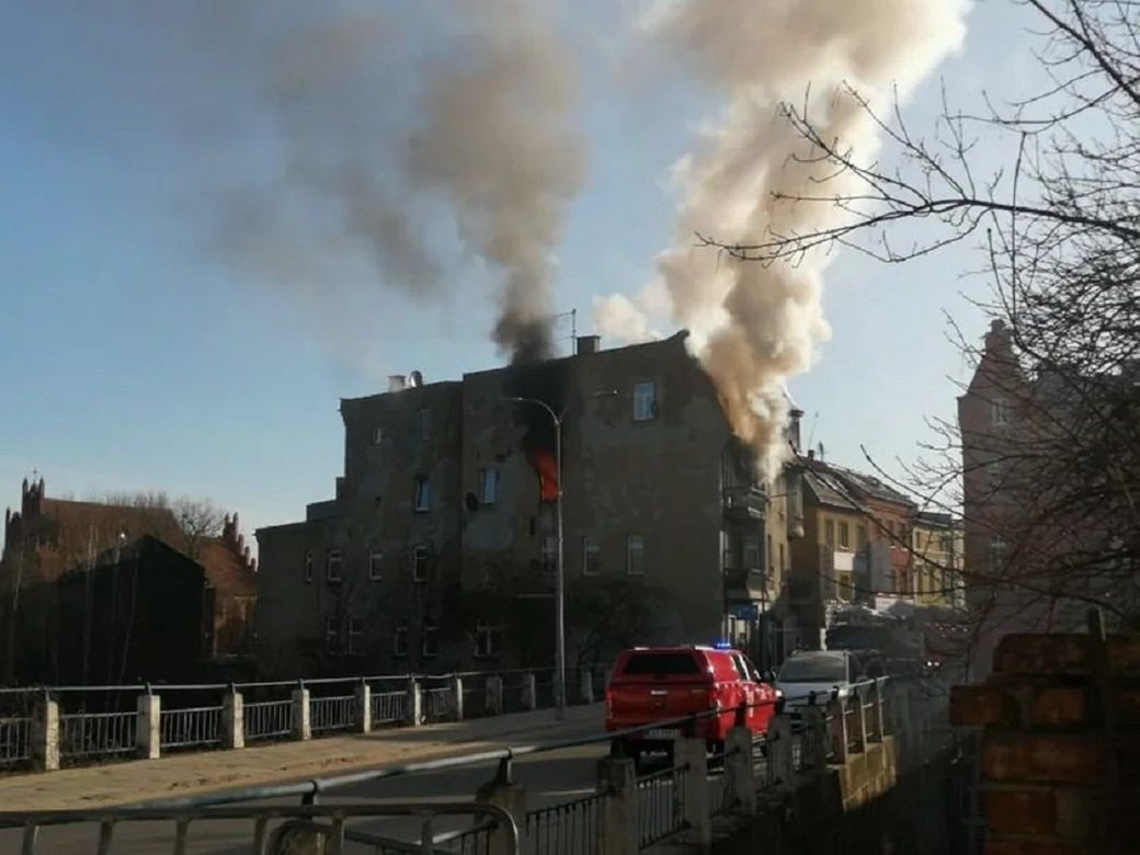 Pożar w Starogardzie Gdańskim. Zginęła trójka małych dzieci