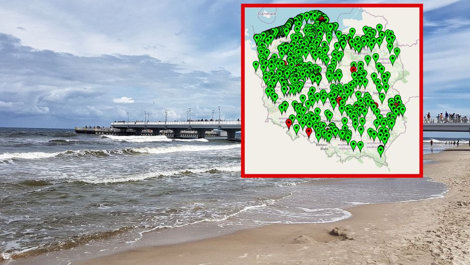 Zakaz wejścia do wody. Nad Bałtykiem i nie tylko