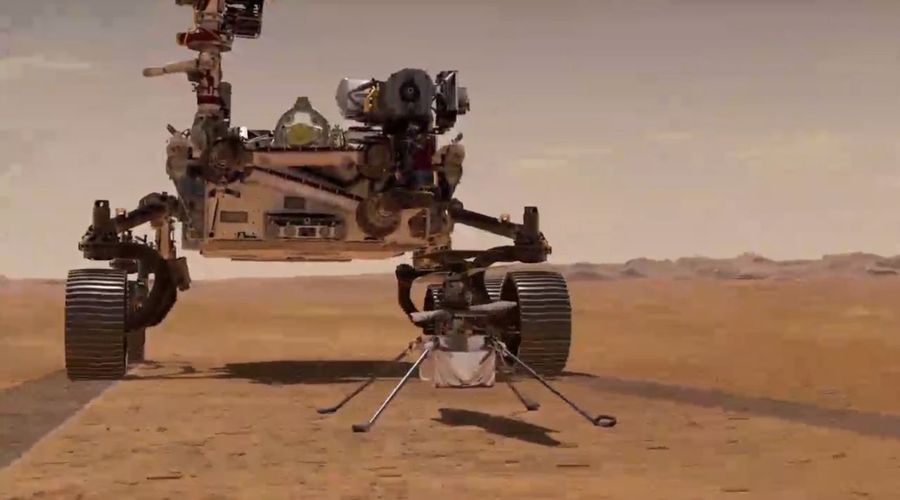 NASA udostępniła nowe nagranie z Marsa. Tak brzmi lot helikoptera Ingenuity