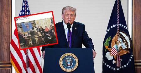 Trump zamieścił grafikę z mapą. Flaga USA na kilku krajach